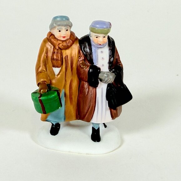 Dept 56 Heritage Village Accessories Busy Sidewalks Set Of 4 #55352 Vintage - Picture 8 of 12